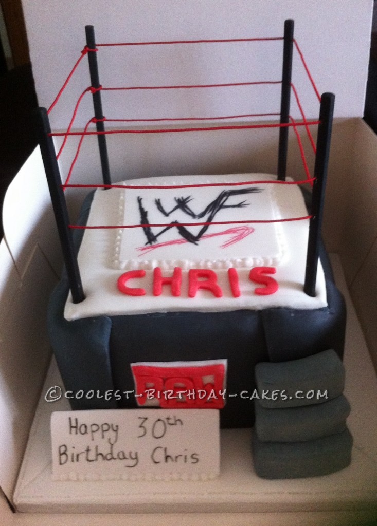 Coolest Wrestling Ring Birthday Cake