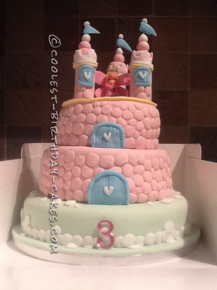 Coolest Fairy Princess Castle Cake