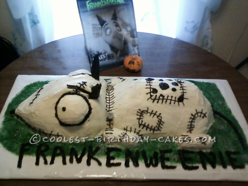 Awesome Frankenweeine Cake