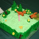Coolest Hunting Dogs Birthday Cake