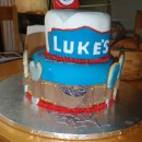 Luke's Construction Tools Birthday Cake