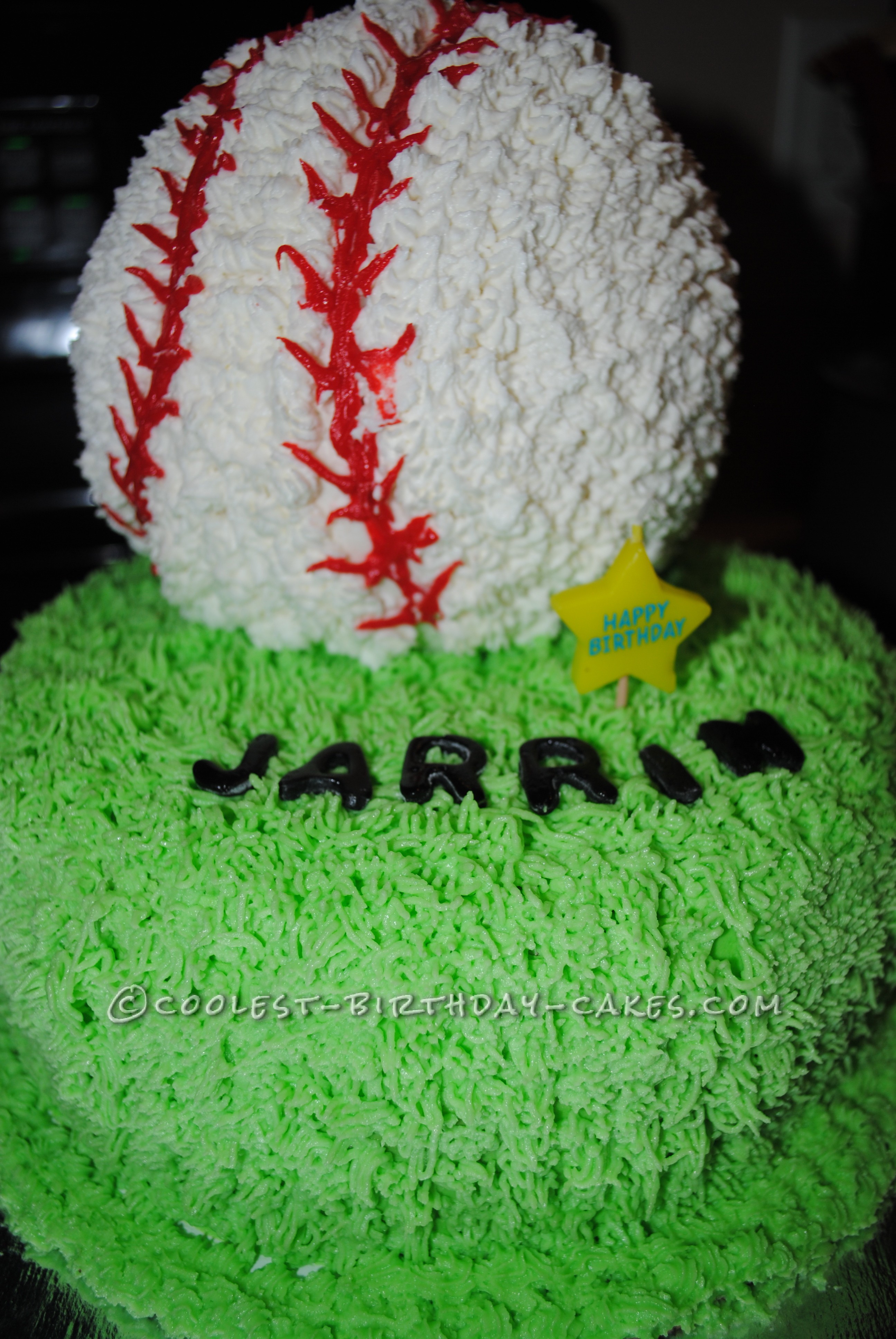 Coolest Baseball Birthday Cake