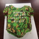 Coolest Camo Baby Shower Cake
