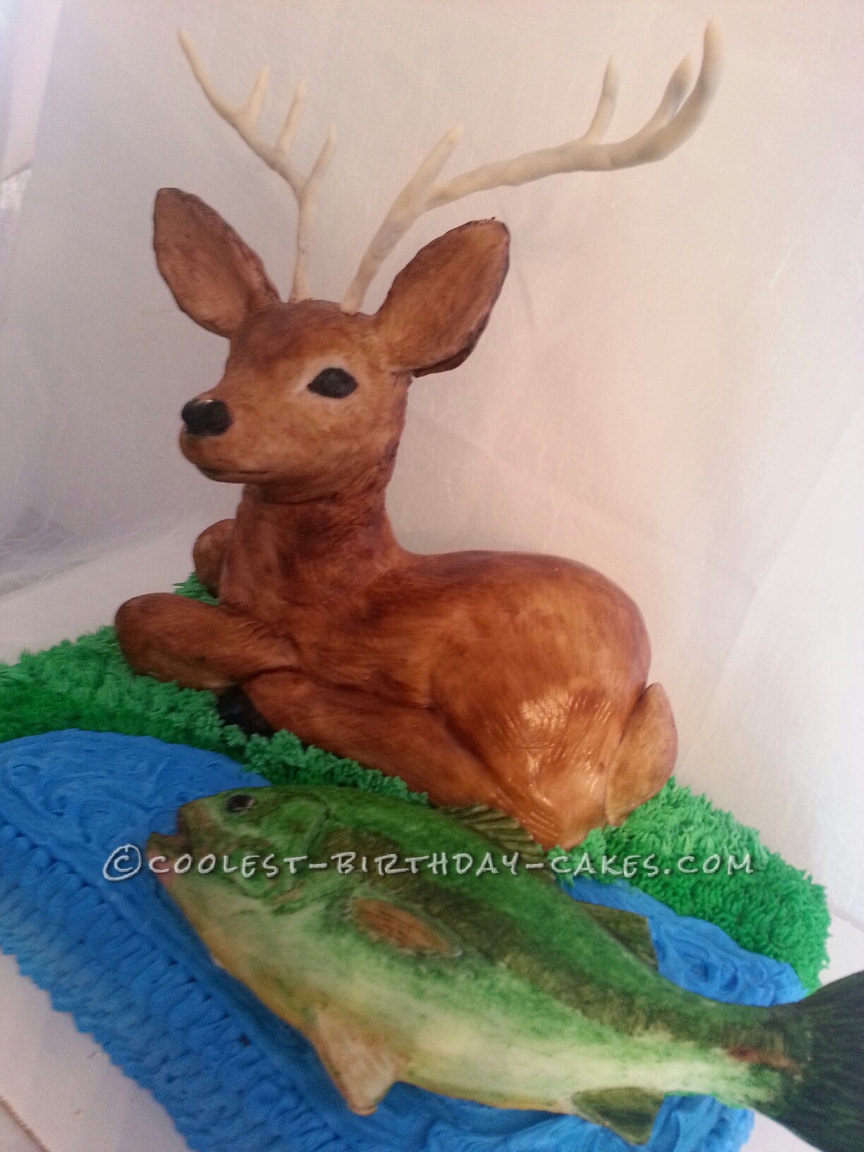 Coolest Hunting and Fishing Cake