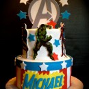 Coolest Avengers Birthday Cake