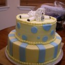 Coolest Baby Shower Sheep Cake