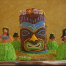 Coolest Hawaiian Luau Tiki Cake