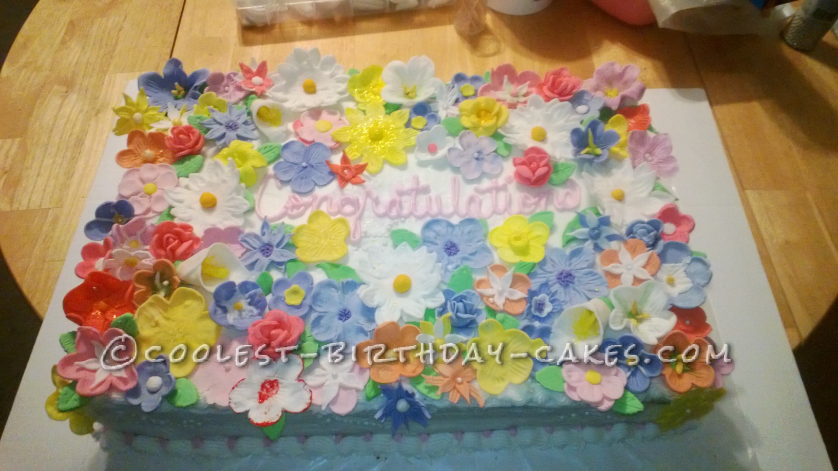 Coolest Spring Flower Cake