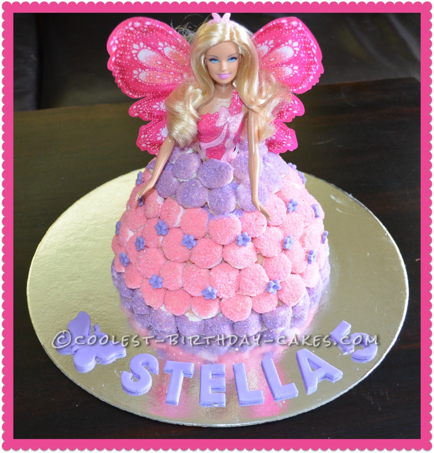 Coolest Dolly Varden Birthday Cake