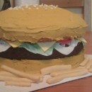 Coolest Hamburger and Fries Cake