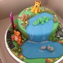 Coolest Jungle Birthday Cake
