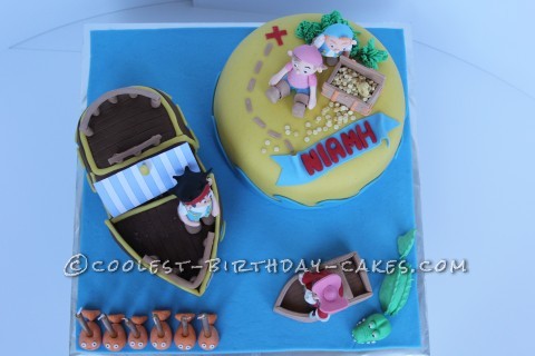 Coolest Jake and The Neverland Pirates Cake