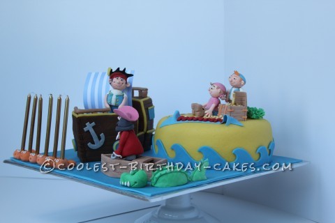 Coolest Jake and The Neverland Pirates Cake