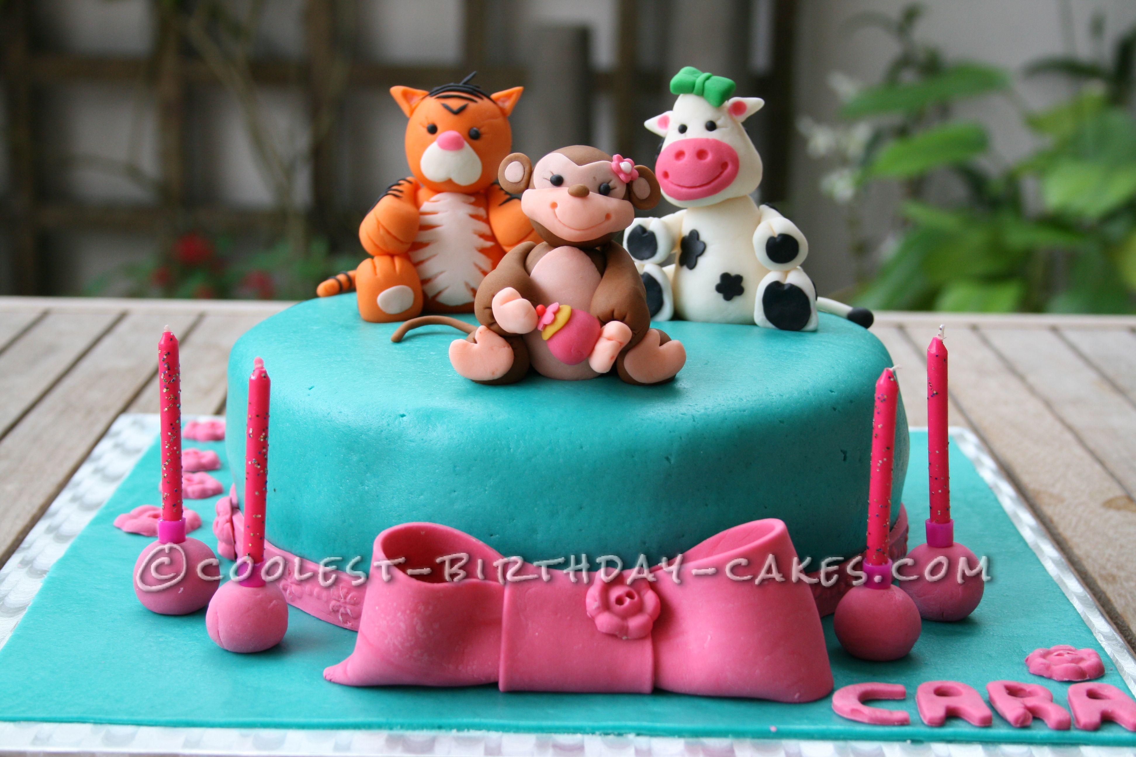 Little Animals Birthday Cake