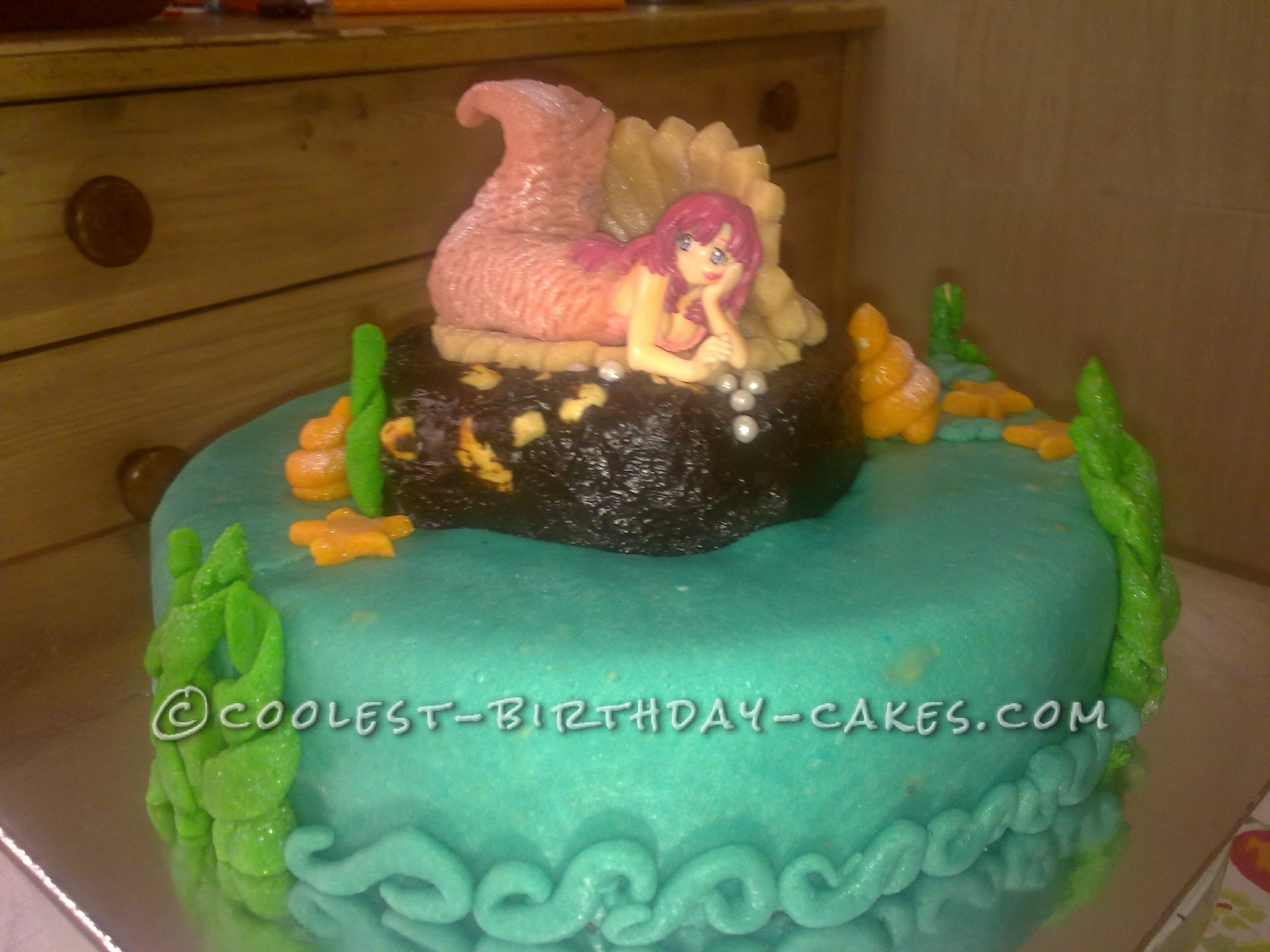 Coolest Little Mermaid Cake