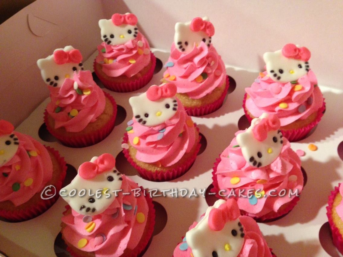 Most Beautiful Hello Kitty Cupcakes