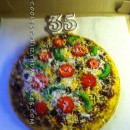 Coolest Pizza Birthday Cake