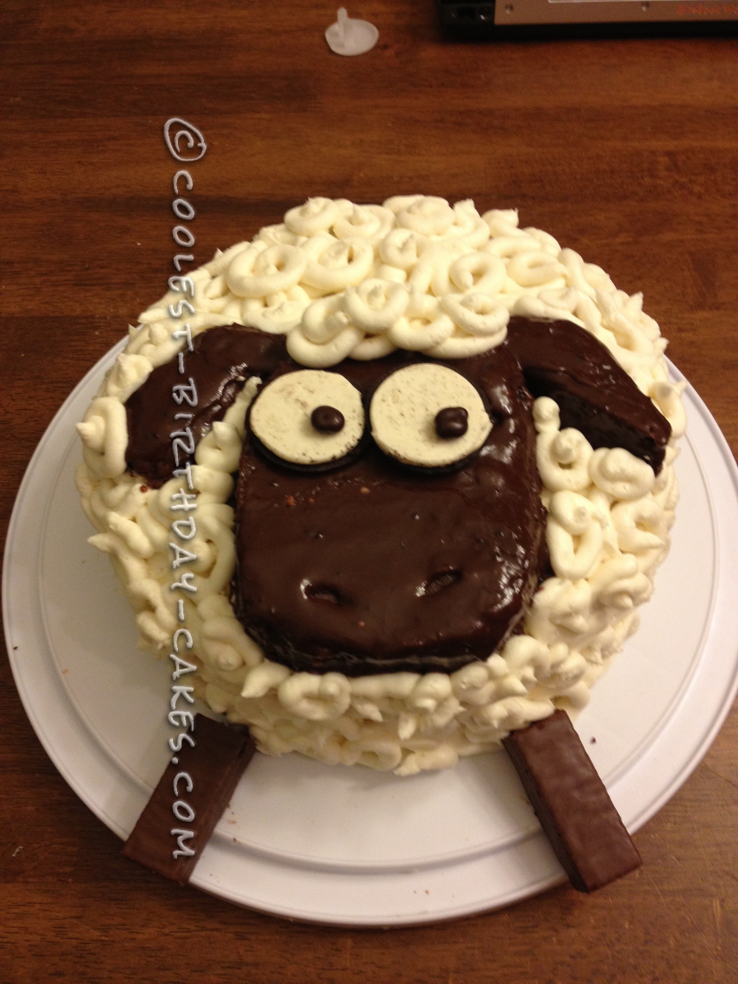 Coolest Shaun the Sheep Birthday Cake