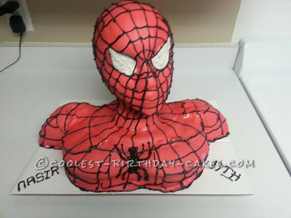 Coolest Spiderman Cake