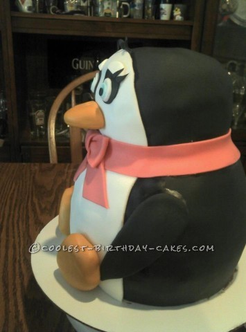 Coolest Sweet Penguin Birthday Cake