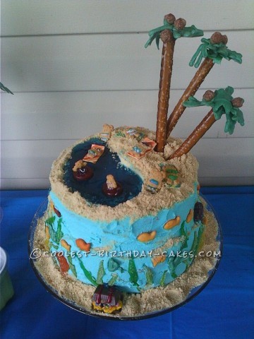 Coolest Beach Birthday Cake