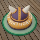 Cool Vikings Birthday Cake