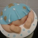Coolest Baby's Bottom Shower Cake