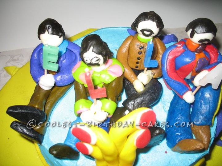 Coolest Beatles Birthday Cake