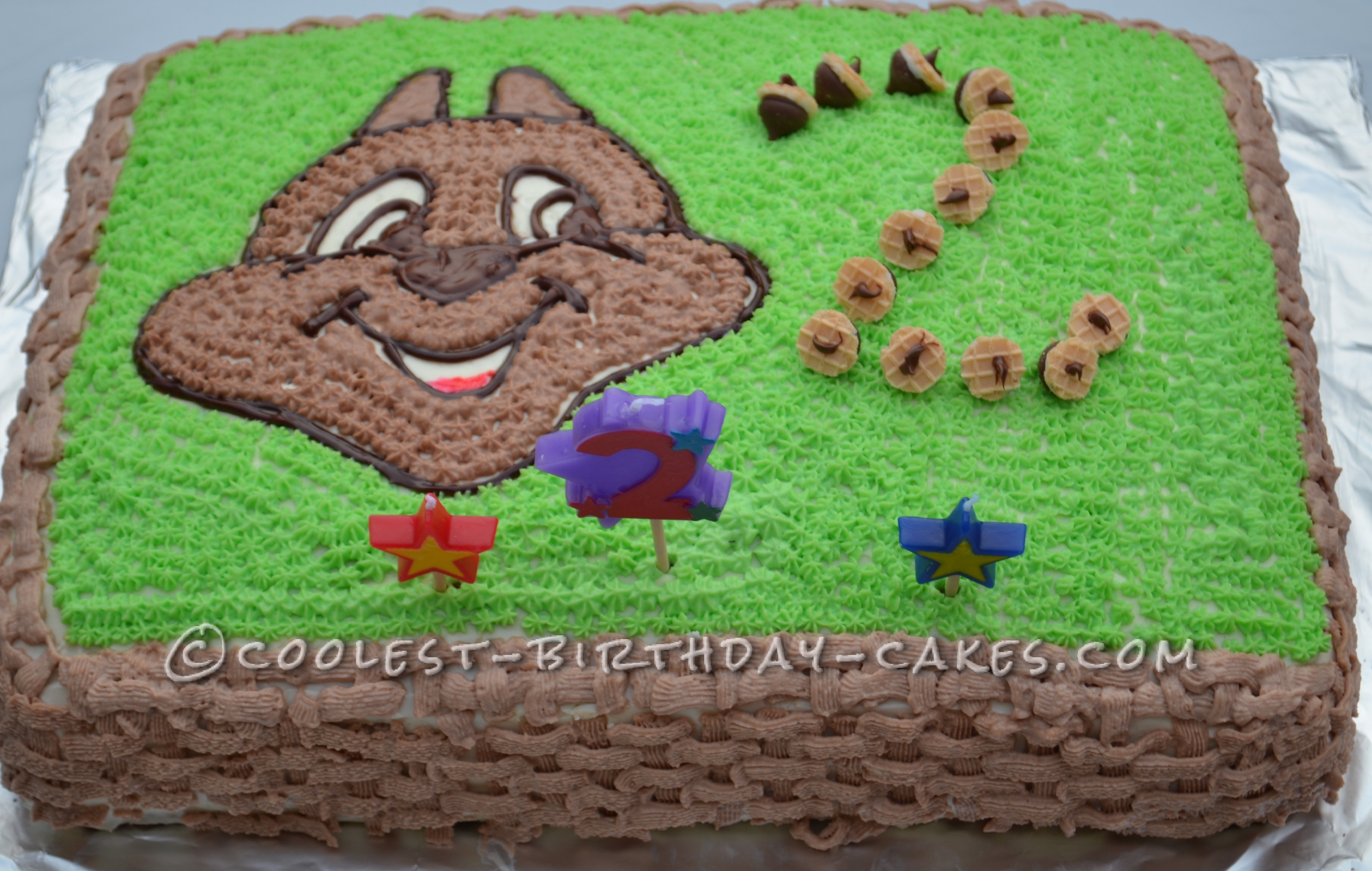 Coolest Chip 'n' Dale Birthday Cake