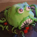 Coolest Halloween Monster Cake