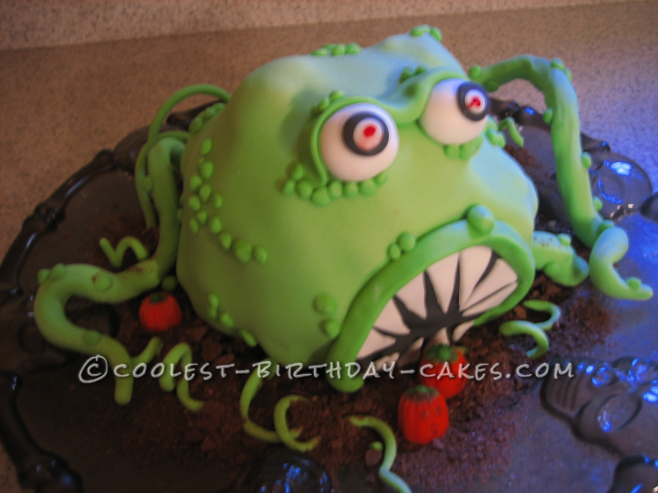 Coolest Halloween Monster Cake