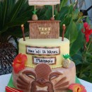 Coolest Hawaiian Luau Birthday Cake