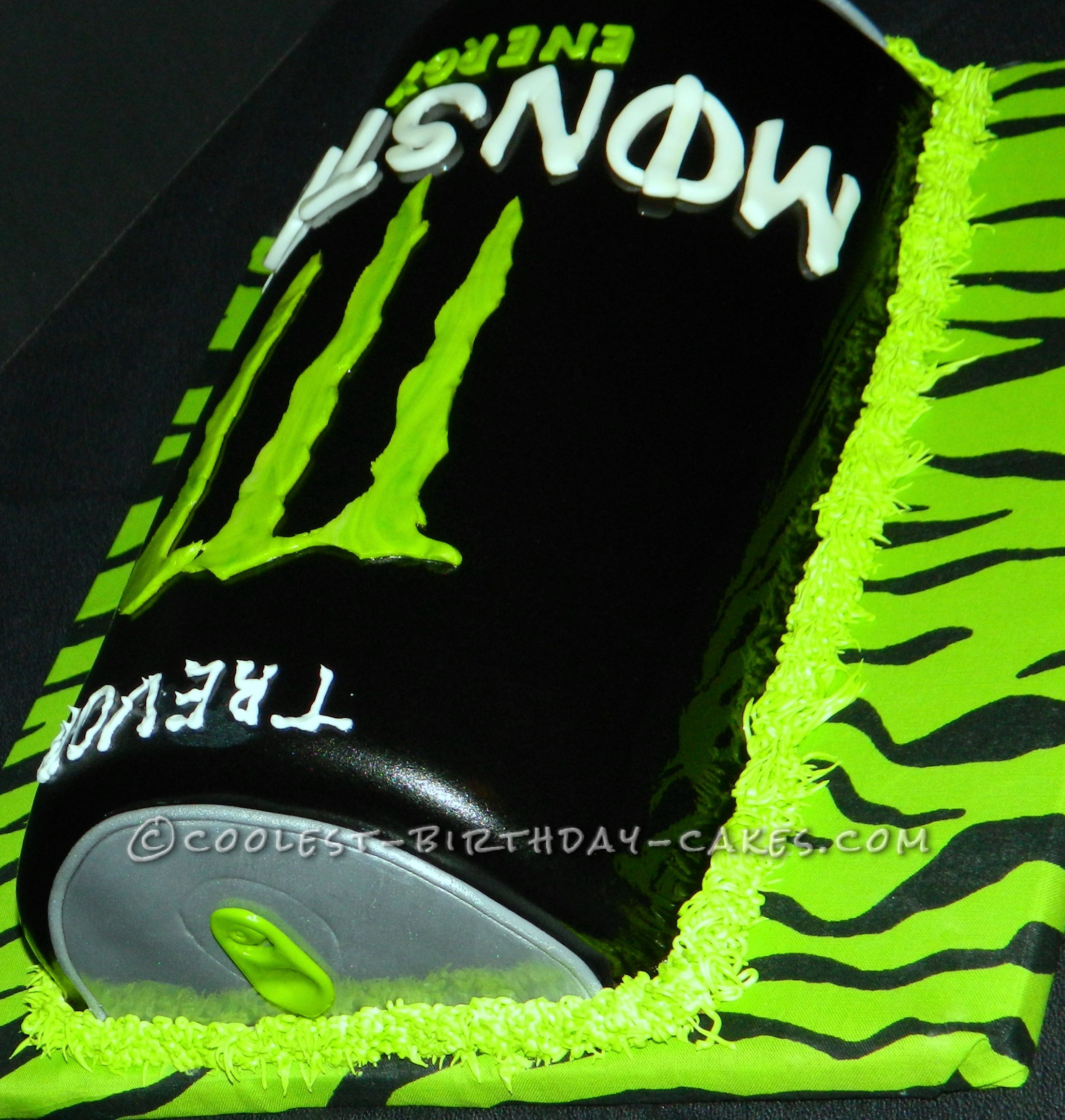 Coolest Monster Energy Drink Cake