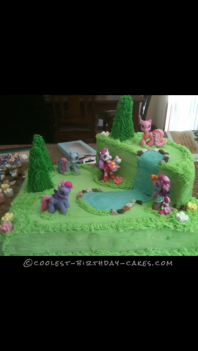 Easy but AWESOME My Little Pony Cake for my 5 year old girl