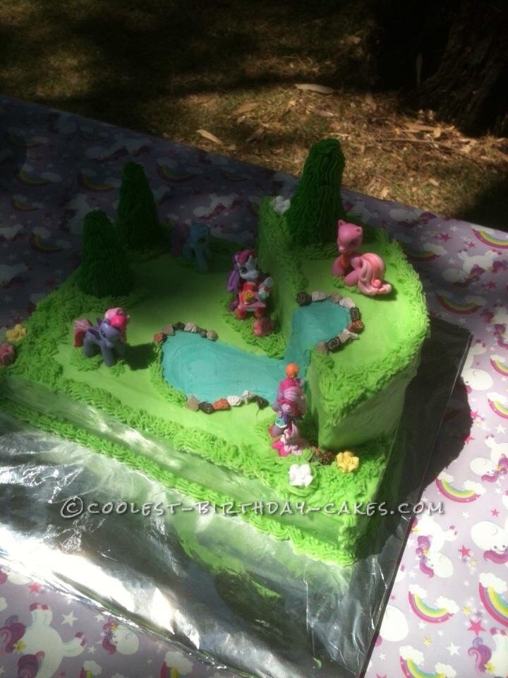 Easy but AWESOME My Little Pony Cake for my 5 year old girl