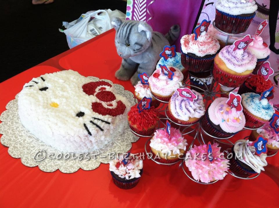 Easy Hello Kitty Cake