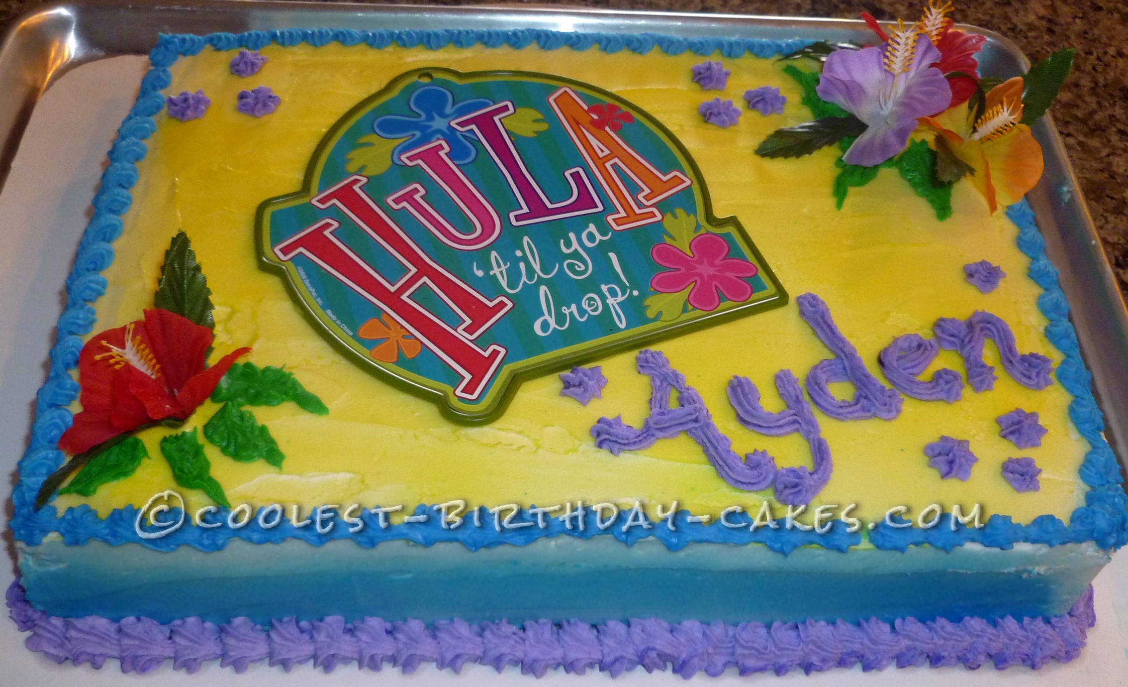 Hula Till You Drop Cake for Much Less Than Bakery
