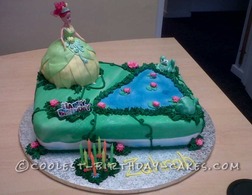 Coolest Princess and the Frog Birthday Cake
