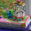 Sweetest Unicorn and Gazebo 1st Birthday Cake