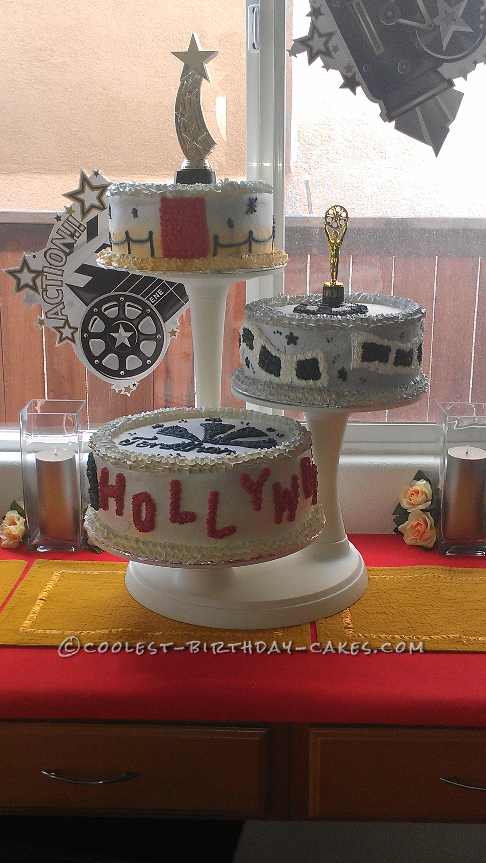 Coolest Walking the Red Carpet Birthday Cake
