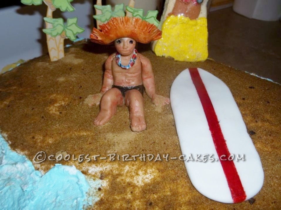 Don't Go in the Water Birthday Cake