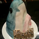 Coolest Shark Birthday Cake