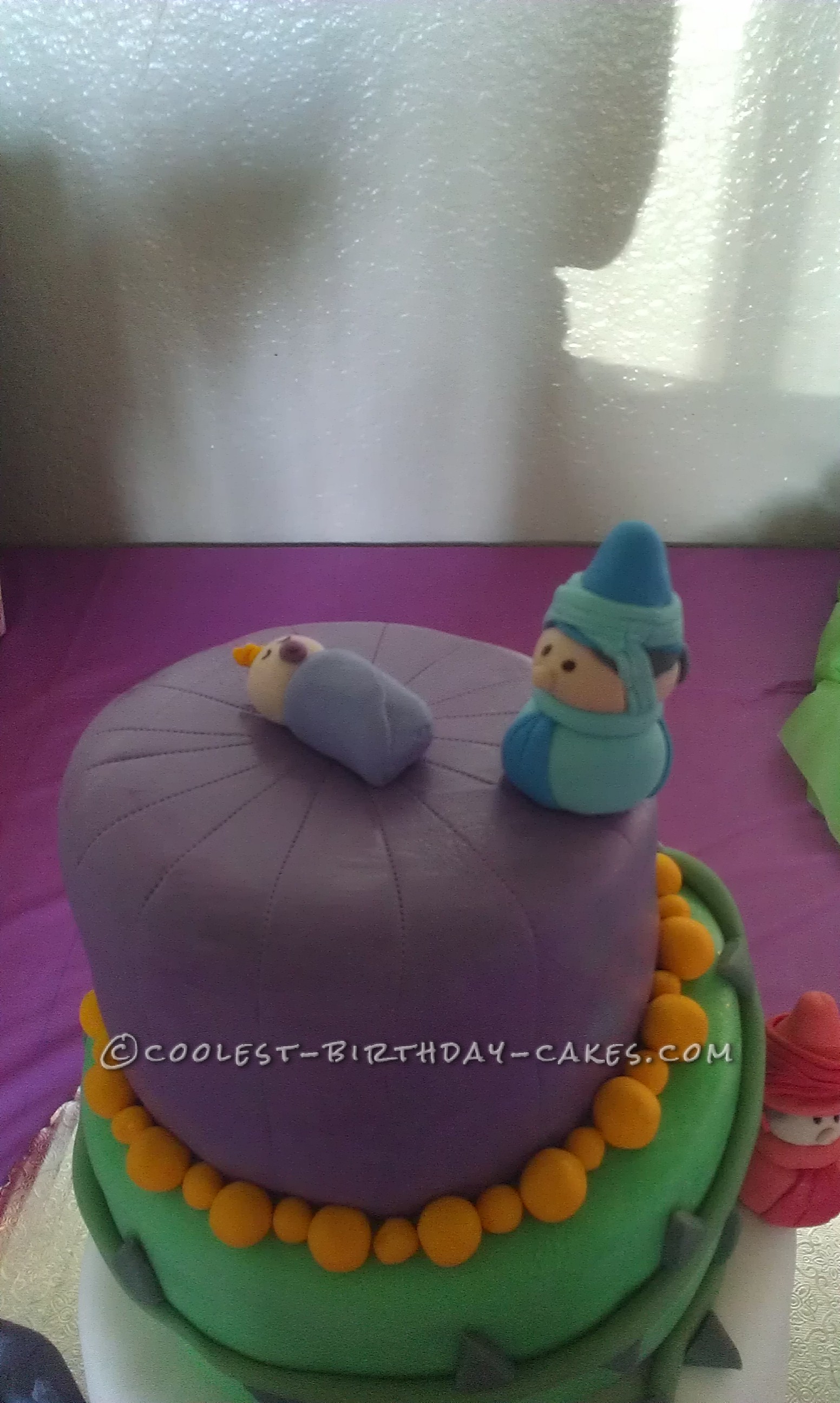 Coolest Sleeping Beauty Baby Shower Cake