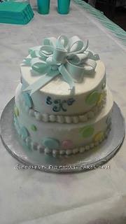 Sweet Baby Shower Cake by a Church Granny
