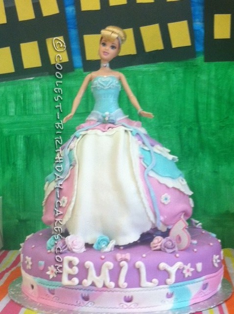 Ultimate Cinderella Surprise Cake