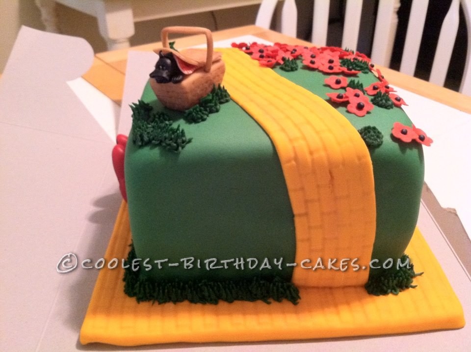 Coolest Wizard Toto Yellow Brick Road Birthday Cake