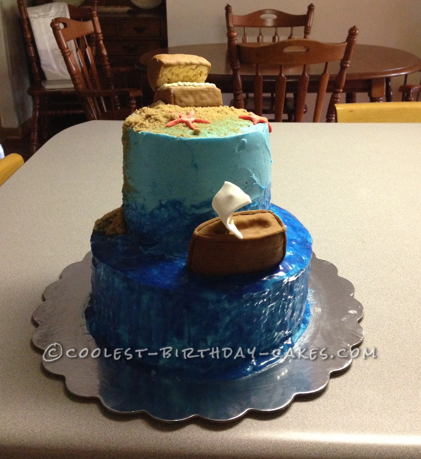 Coolest Pirate Ship Cake