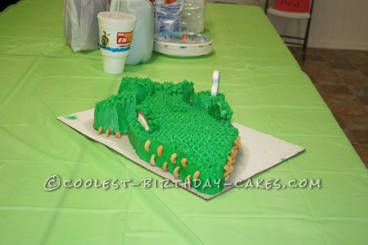 Coolest Alligator Cake