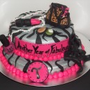 Coolest Glamour Birthday Cake for a Fabulous Friend