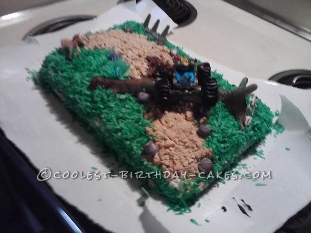 Cool Monster Truck Birthday Cake Idea
